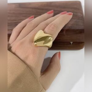 Gold Heart Ring